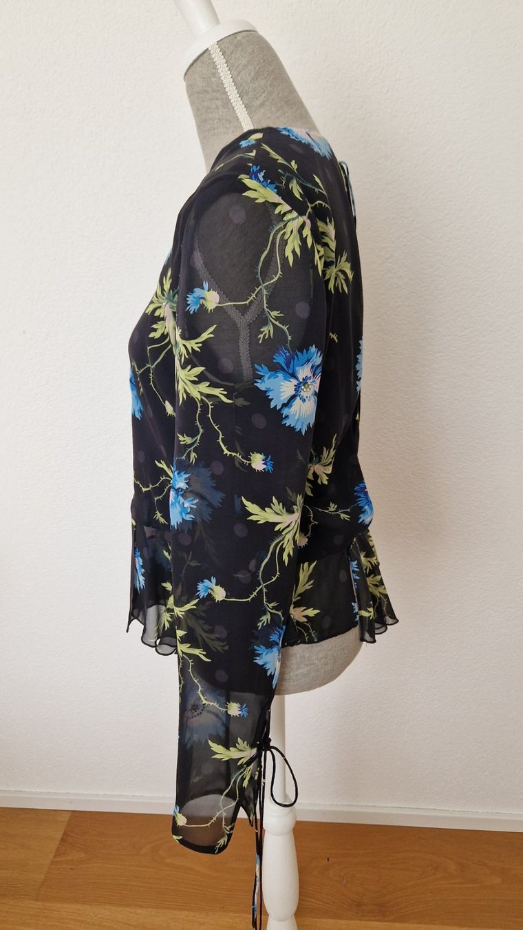 Topshop Blusen: Topshop Unique Bluse Seide Kornblumen Gr. 42 – Neu und originalverpackt aus Erlinsbach SO von ULIKH 4