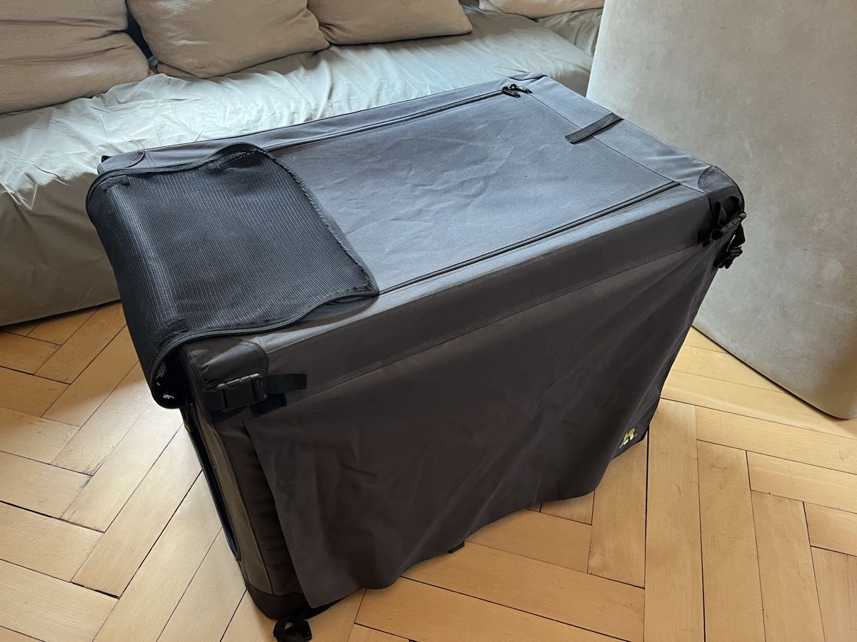 Gabbie, trasporto & Sicurezza: Hundetransportbox (neu) – Nuovo (secondo la descrizione) da Zürich venduto da nachbaro 1