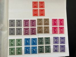 Indonesien 1950 Viererblock Mi.Nr. 39-47 *   (5149)