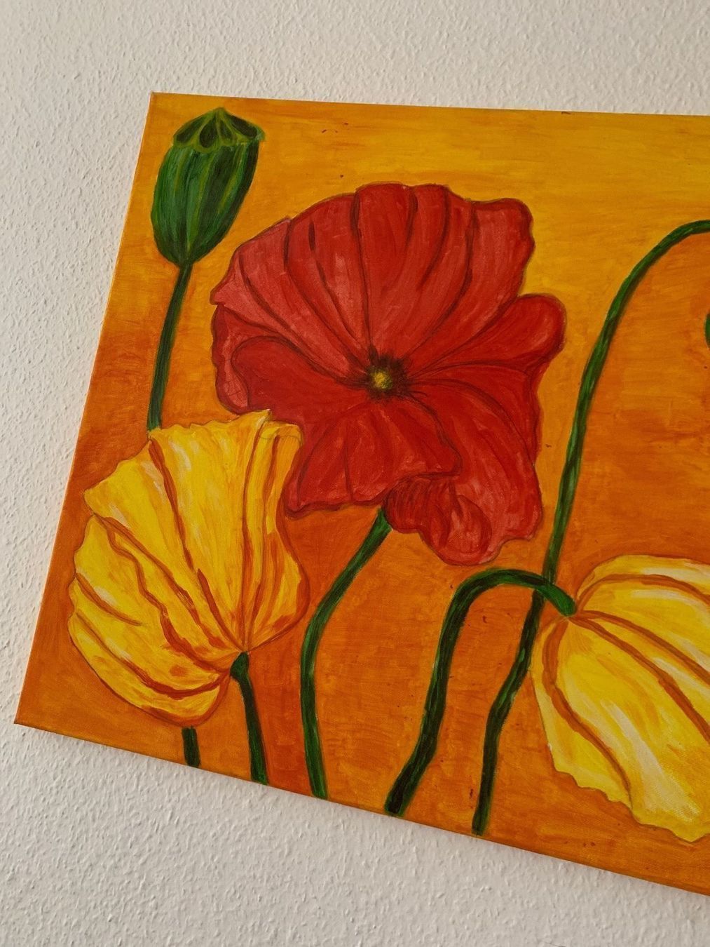 Dipinti: Gemälde Mohnblume 60x70 cm NEU – Nuovo (secondo la descrizione) da Regensdorf venduto da Spyke55 1