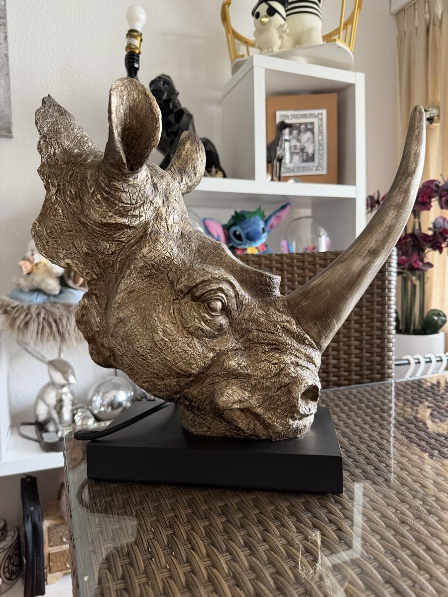Lampes: Goldene Nashorn- Lampe – Neuf (Voir description) à Emmenbrücke par Dior09 3