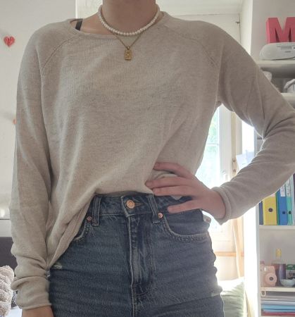 Pullover beige Grösse M guter Zustand