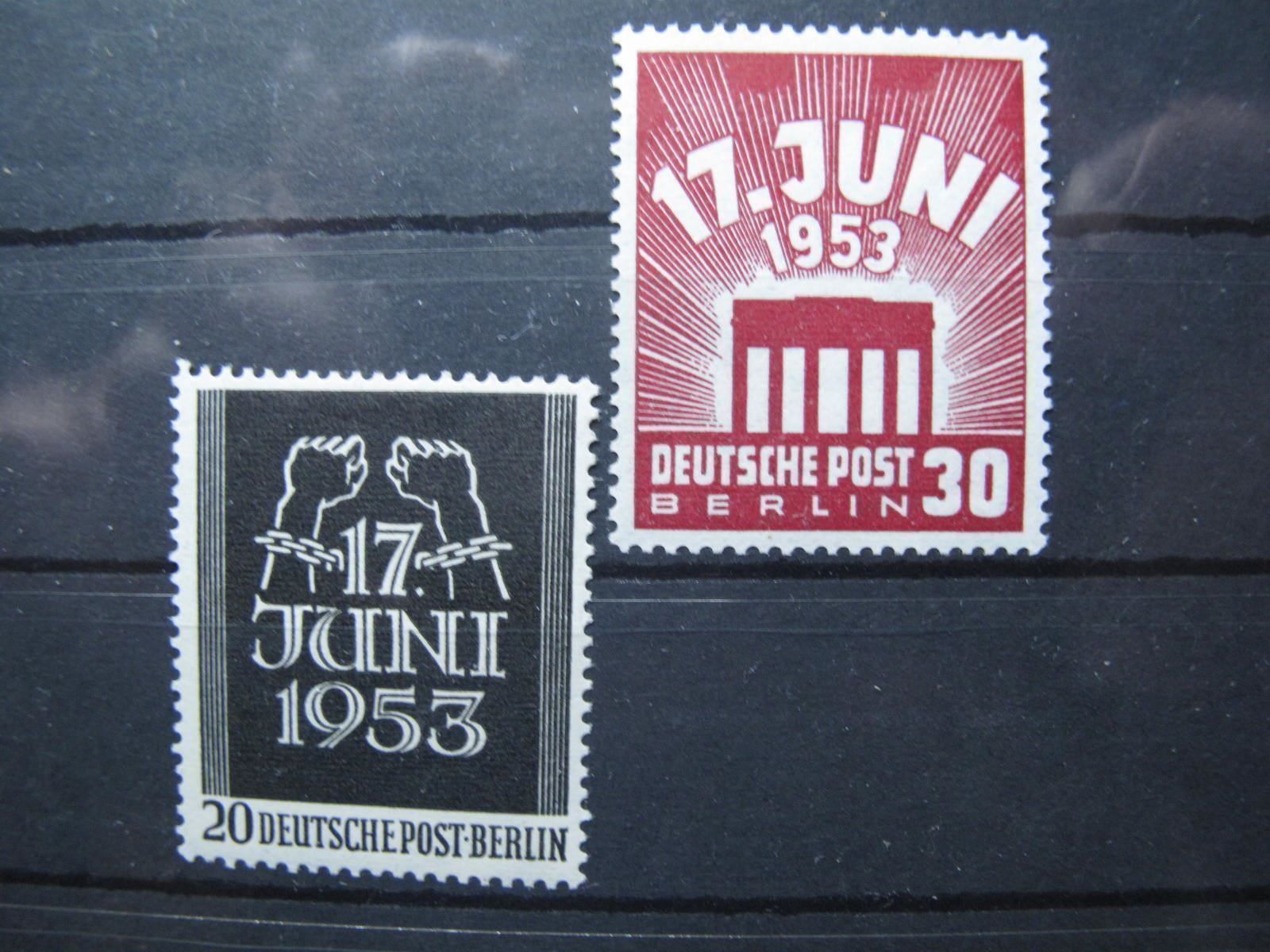 Tutti i francobolli: Berlin 1953 Volksaufstand ** – Usato da Wil SG venduto da fva01