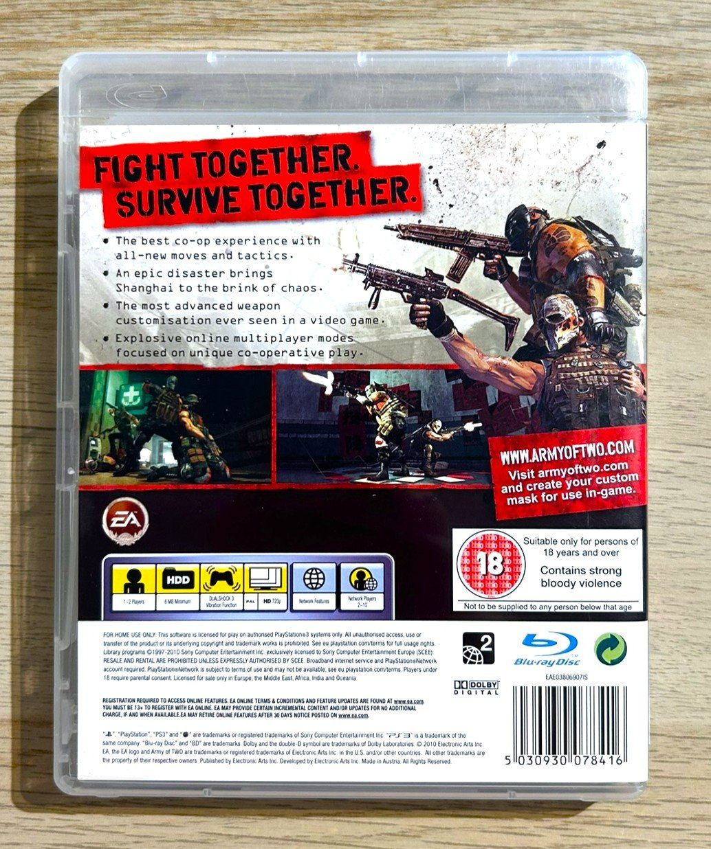 Sony Giochi: Army of Two 40 Day PS3 – Usato da St. Gallen venduto da Alpine.Arcade 1