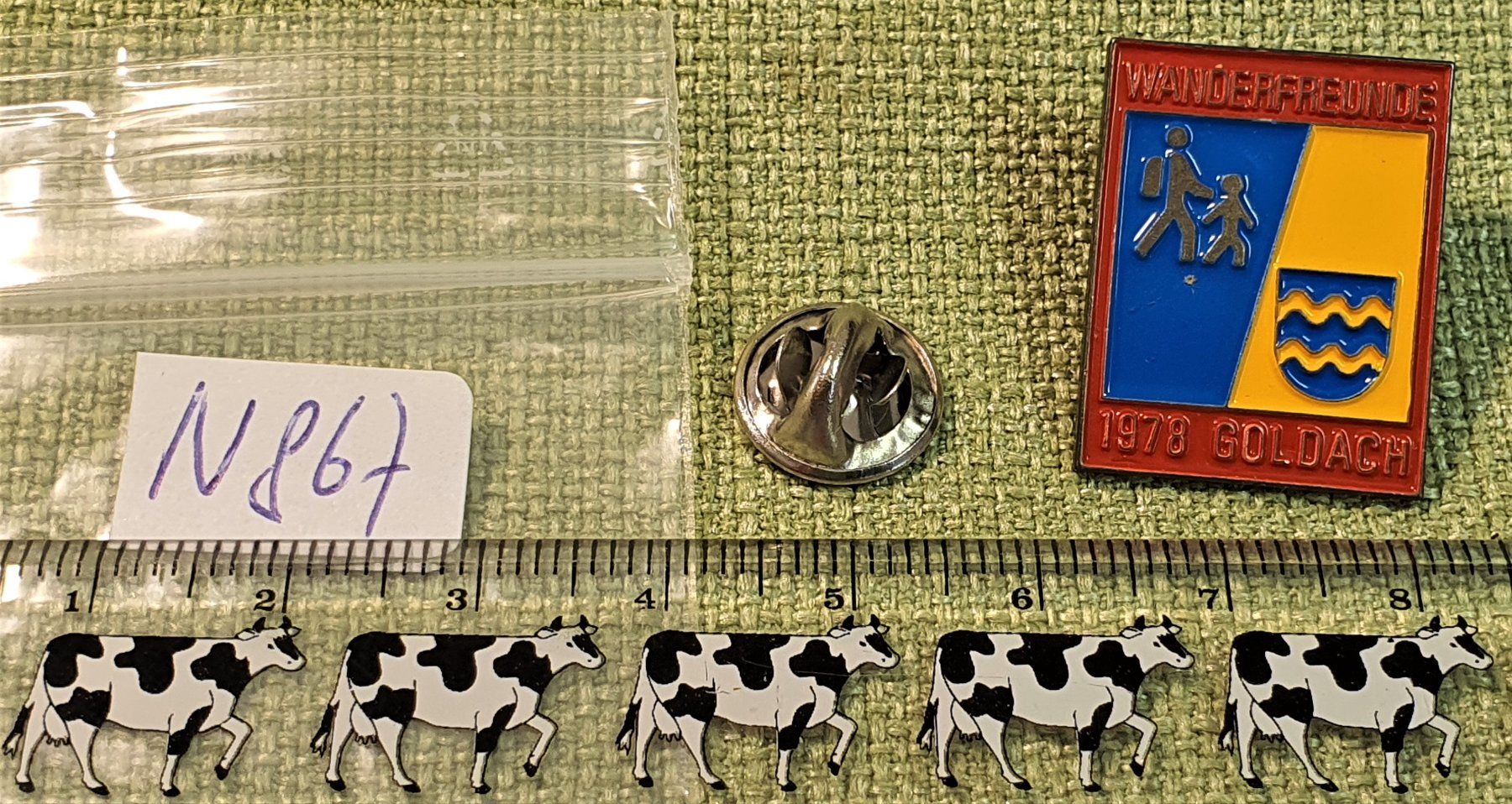 Placchette & Badge: N867 - Pin Wanderfreunde 1978 Goldach – Usato da Reinach BL venduto da Boston-Verkauf 1