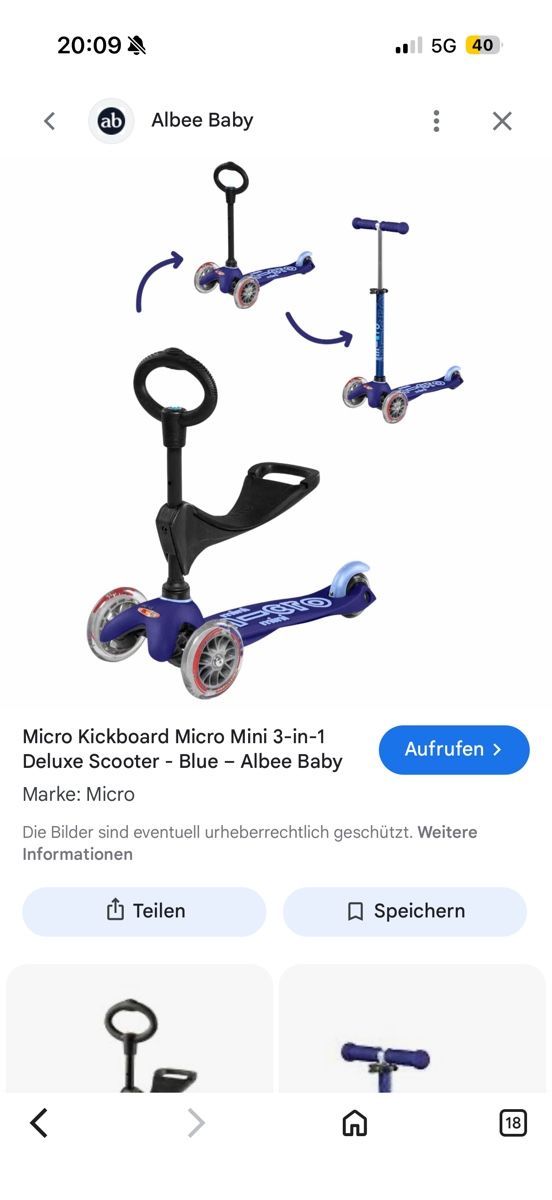 Micro Kickboard: Micro Mini 3in1 Deluxe Roller , Scooter – Usato da Sevelen venduto da gsandax 6