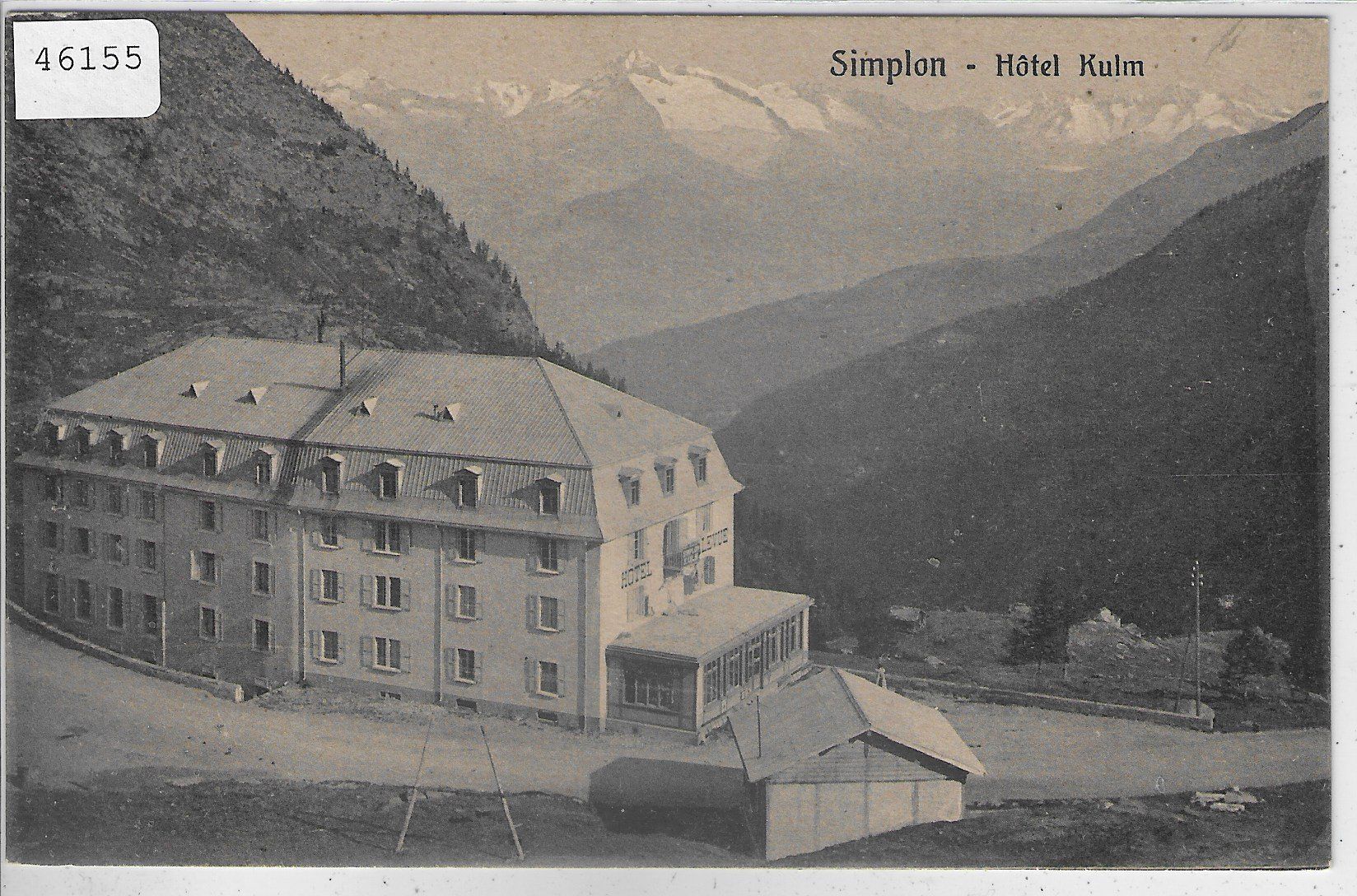 Ansichtskarten: Simplon - Hotel Kulm – Gebraucht aus Ettingen von Kartenplanet