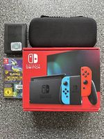 Nintendo Switch Konsole + Pokémon Purpur + Zubehör