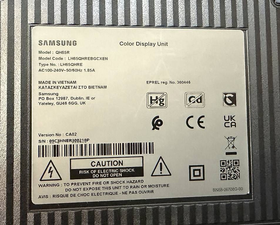 Monitore: Samsung Professional Display QH65R mit Flightcase – Gebraucht aus Rüti ZH von Philippek 6