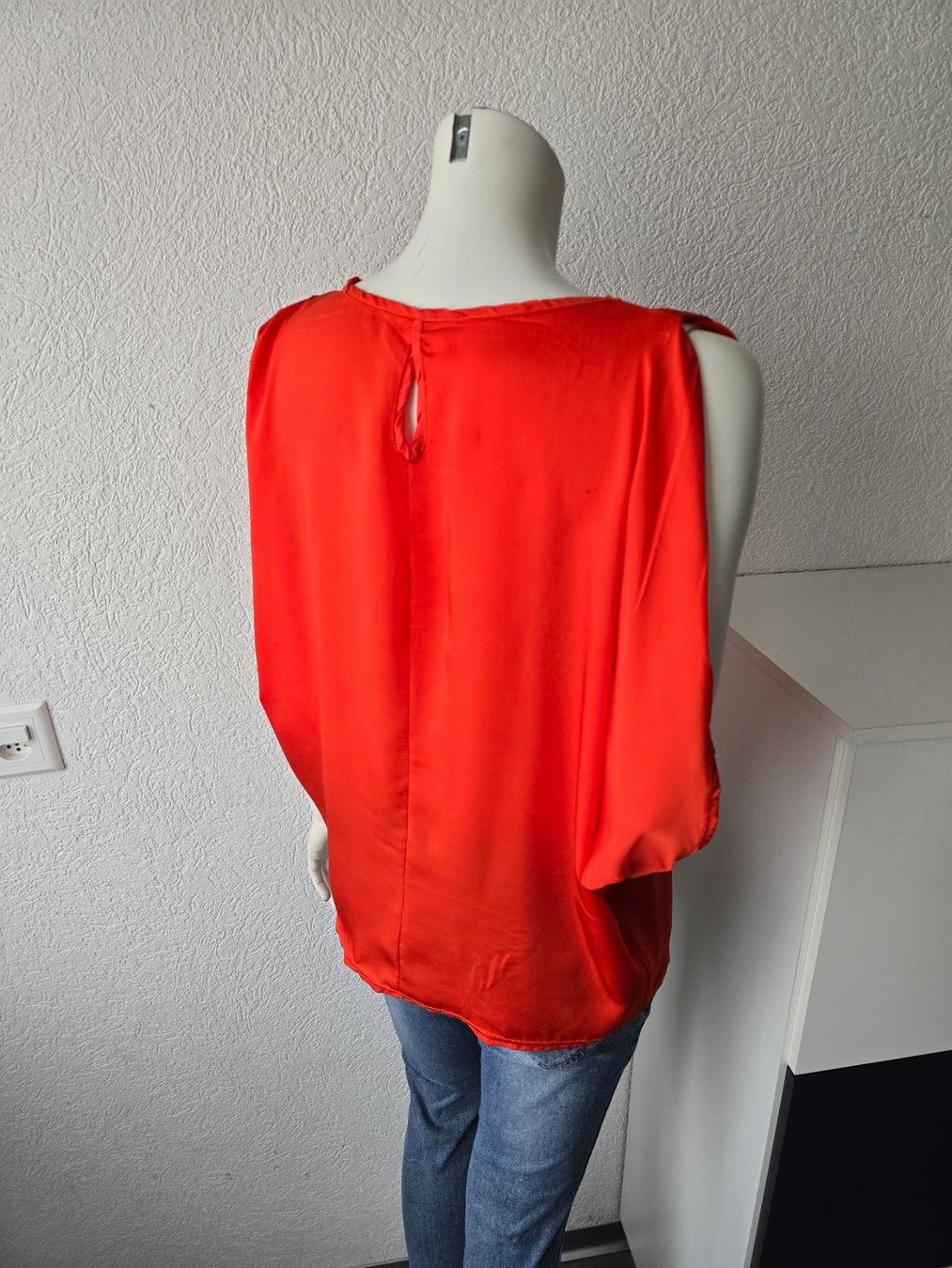 Camicette: Blouse fluide rouge T-unique – Usato da Les Verrières venduto da kitel79 5