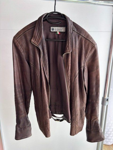 Giacche: Lässige Braune Lederjacke Gr L – Usato da Zihlschlacht venduto da Ceedy