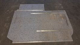 Bodenplatte hinten T5/T6 mit inkl. Airlineschiene (1-teilig)
