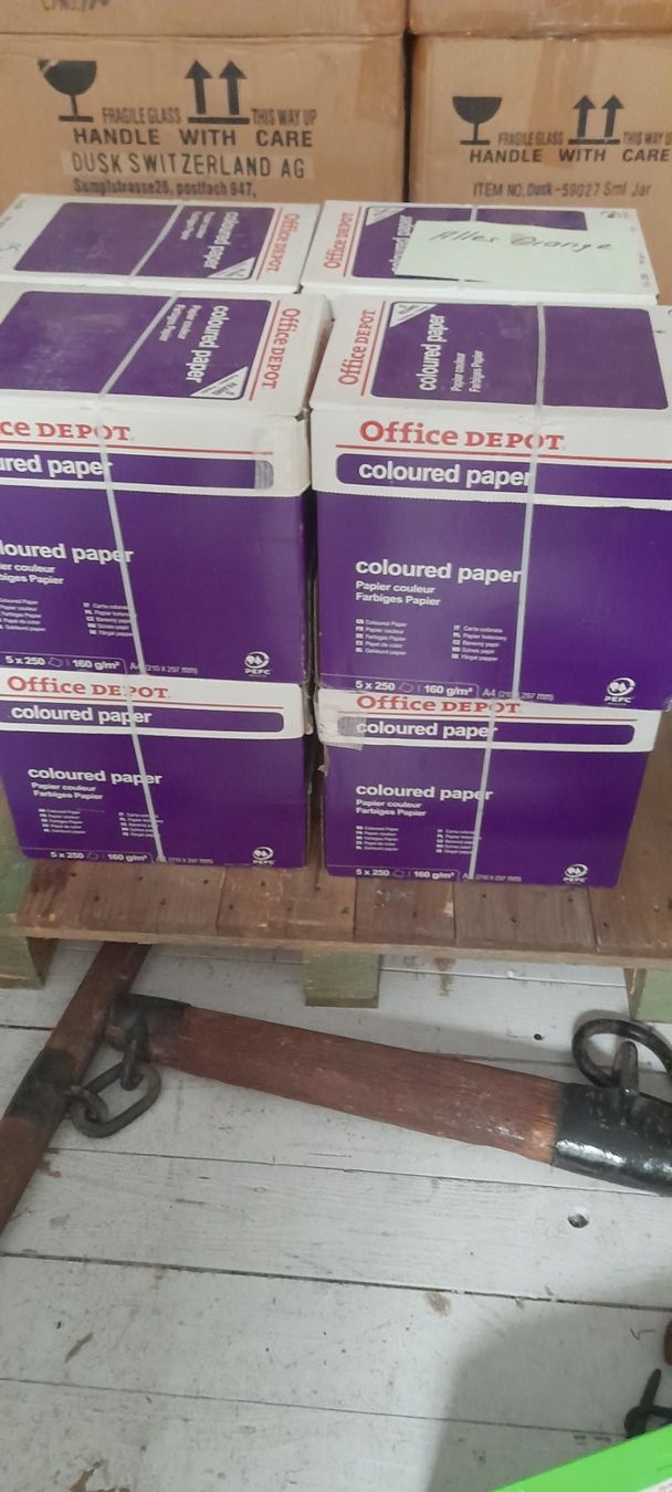 Carta: Coloured Paper Office Depot orange – Nuovo e nell'imballaggio originale da Stetten AG venduto da K.B-Wa-Maschinencent 1
