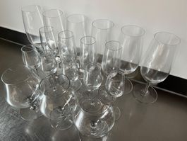 Div. Marken Gläser, Bierglas, Likör Glas, Cognac Schwenker