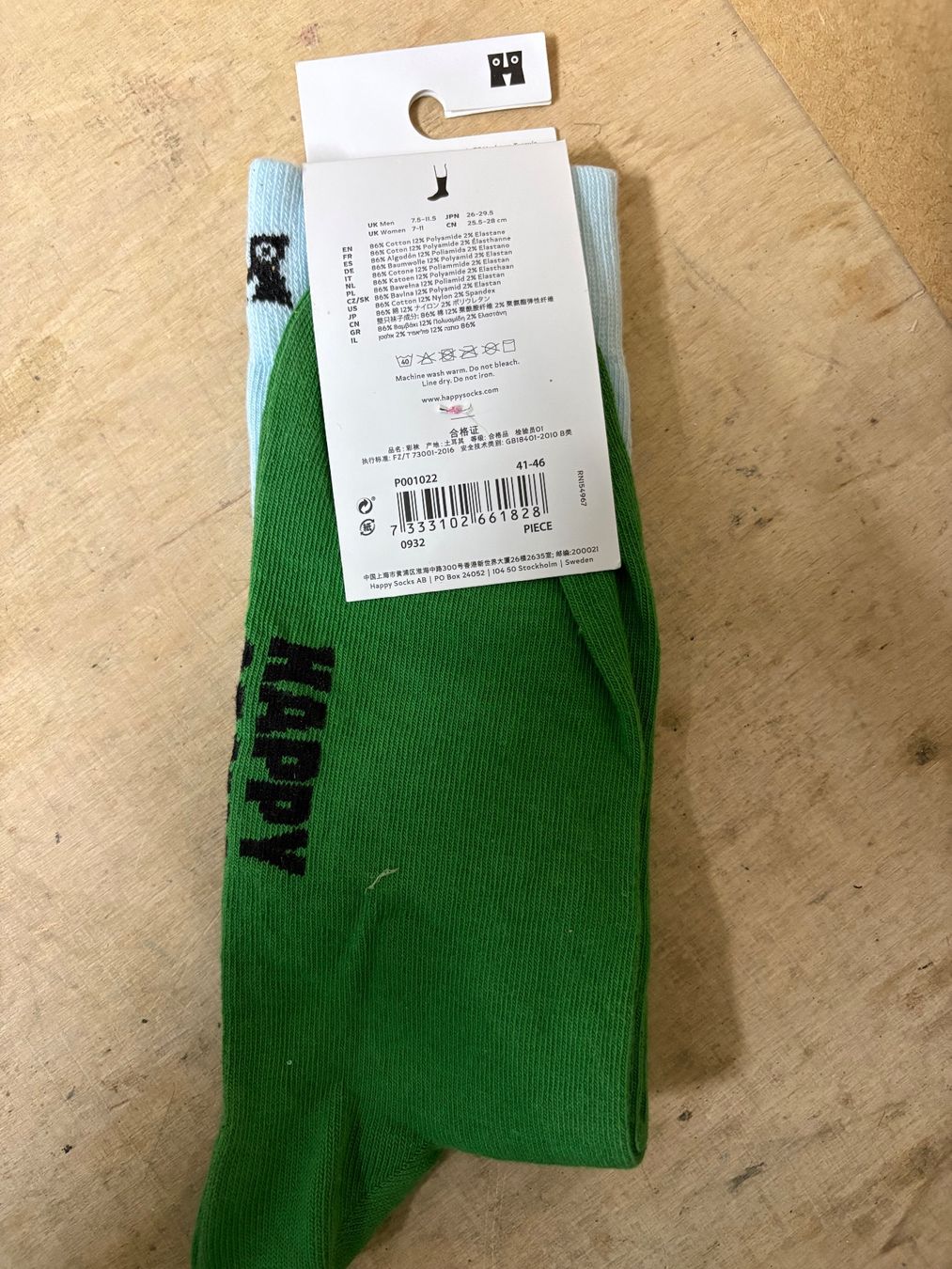 Happy Socks Calze: Happy Socks mit Biermotiv. Gr. 41-46 – Nuovo e nell'imballaggio originale da Kerzers venduto da chassotce 1