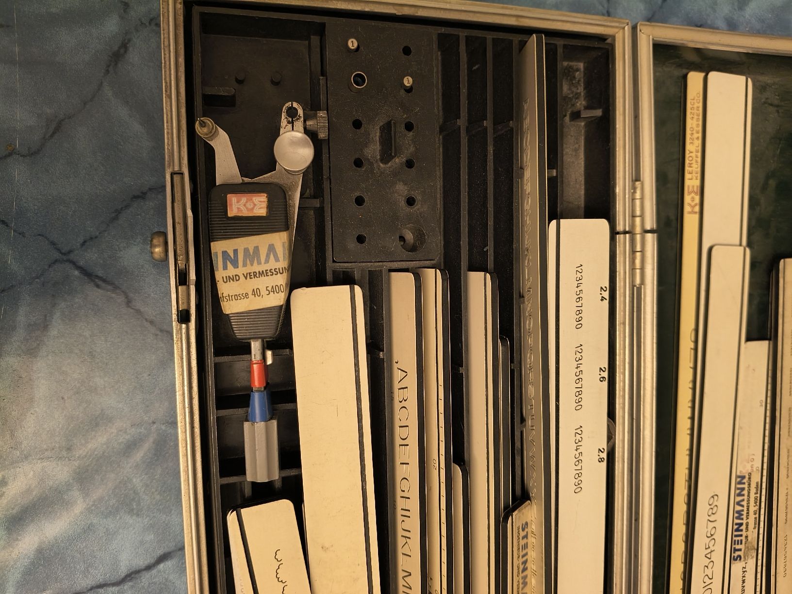 Tutti gli attrezzi: Vintage K&E Leroy Lettering Guide Sets - Great for Architect – Usato da Zürich venduto da TrainLine 2