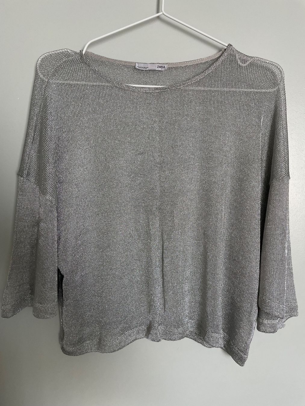 Zara Tops: Zara Silver Top S – Neu (gemäss Beschreibung) aus Dübendorf von Mangia14
