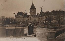 OUCHY - Le Château et les Mouettes - 1912