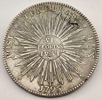 Pièce Genève 1795 - Demi-Thaler en Argent Rare 