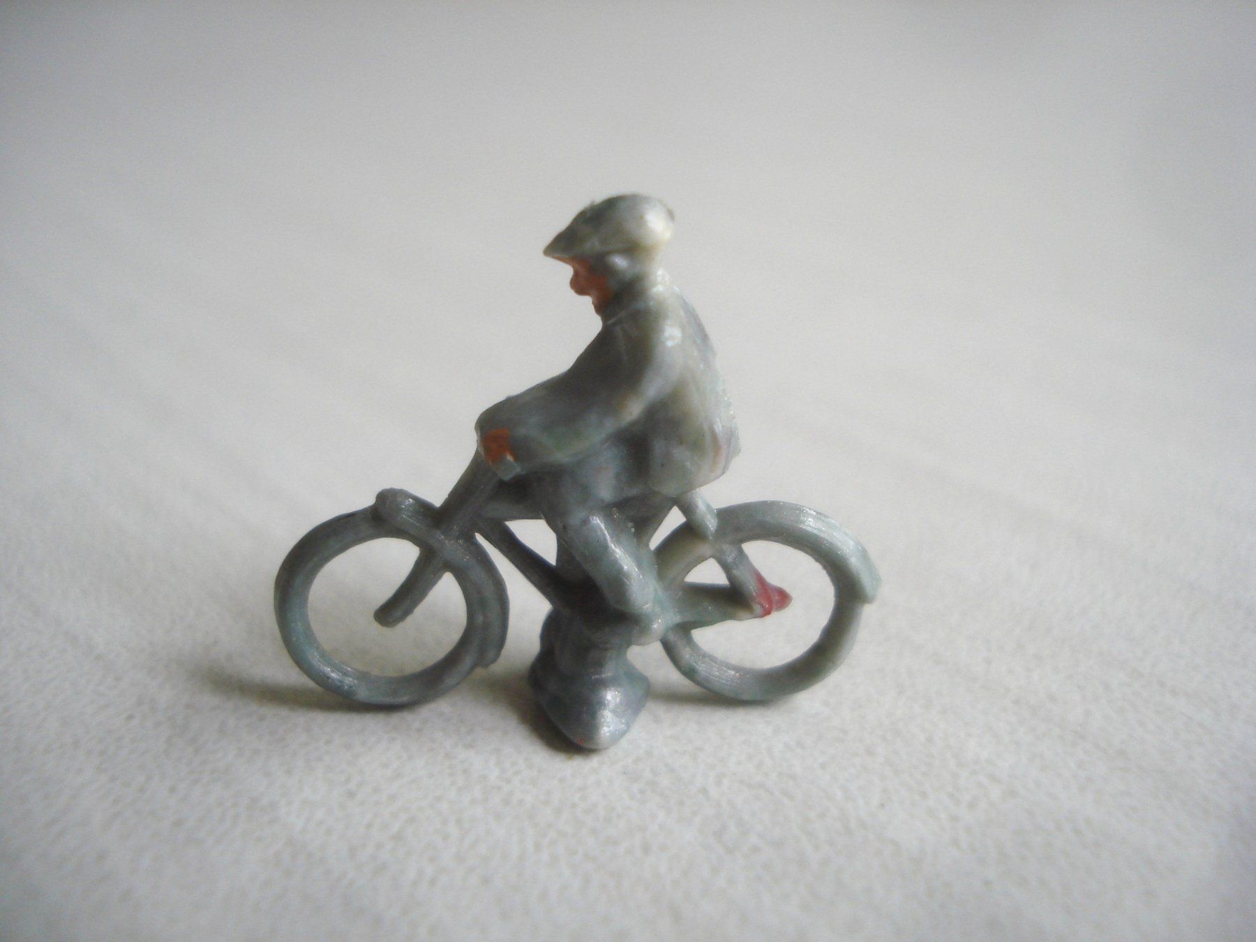 Selten: Lego(?) Velofahrer und Motorrad mit Beiwagen 1950er (Gebraucht ...