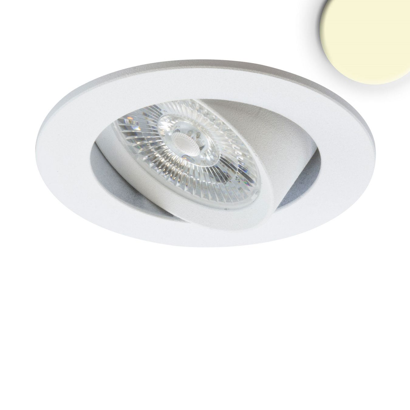 Lampade: LED Einbaustrahler,  Weiss, IP42, 9 cm Ø – Nuovo (secondo la descrizione) da Kreuzlingen venduto da Smart-Light