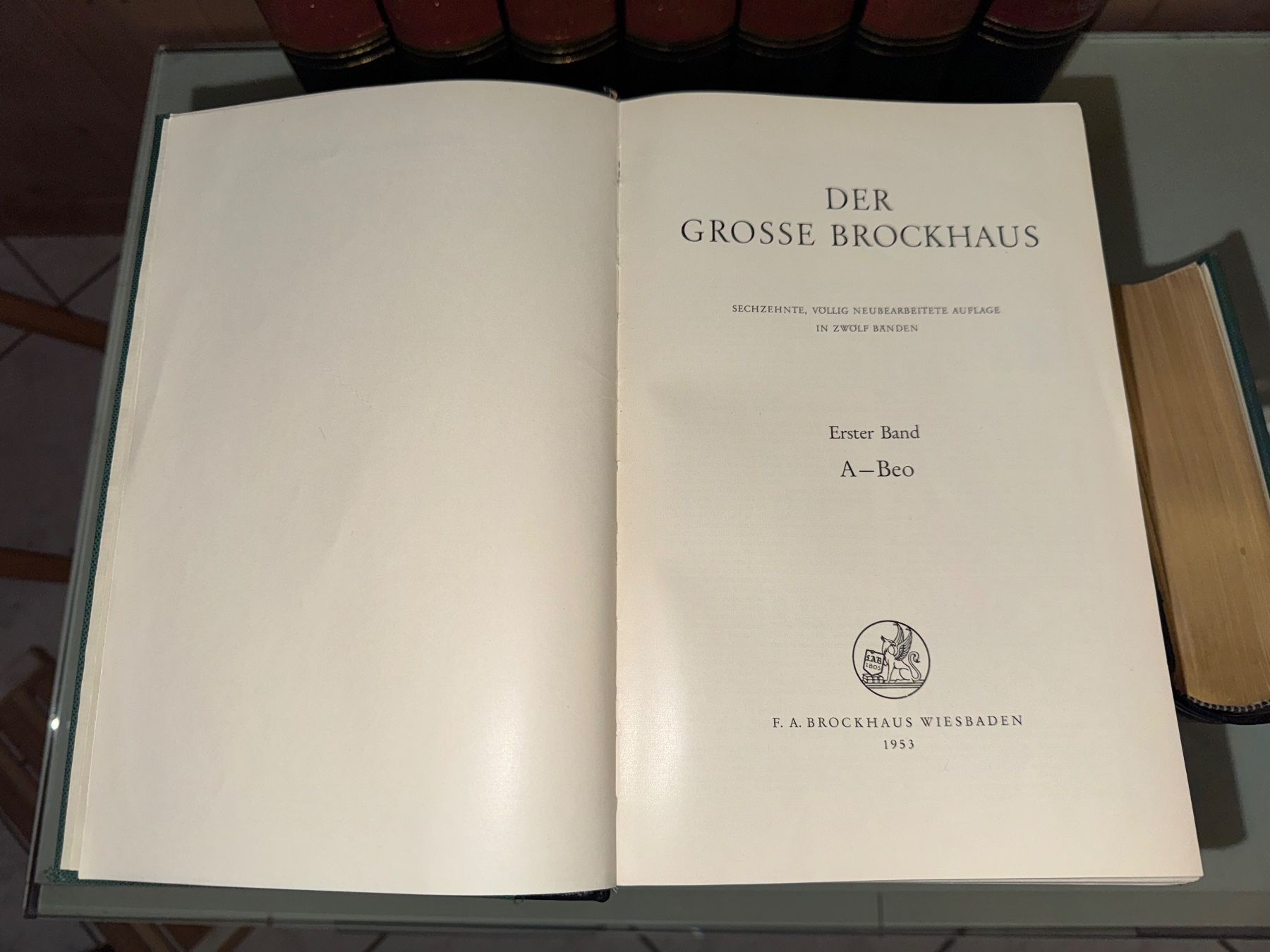 Libri: Der grosse Brockhaus 14 Bände 1953 – Usato da Grosswangen venduto da Second_hand_paradise 3