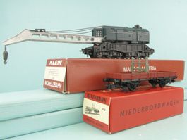 Kleinbahn 359 ÖBB Dampfkran + Anhänger