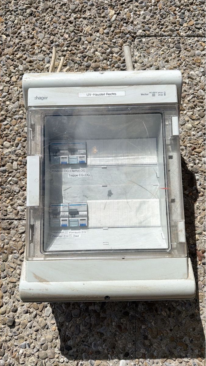 Hager Alimentazione elettrica: Hager Vector Verteilerkasten gebraucht IP65 – Usato da Richterswil venduto da Richti1073