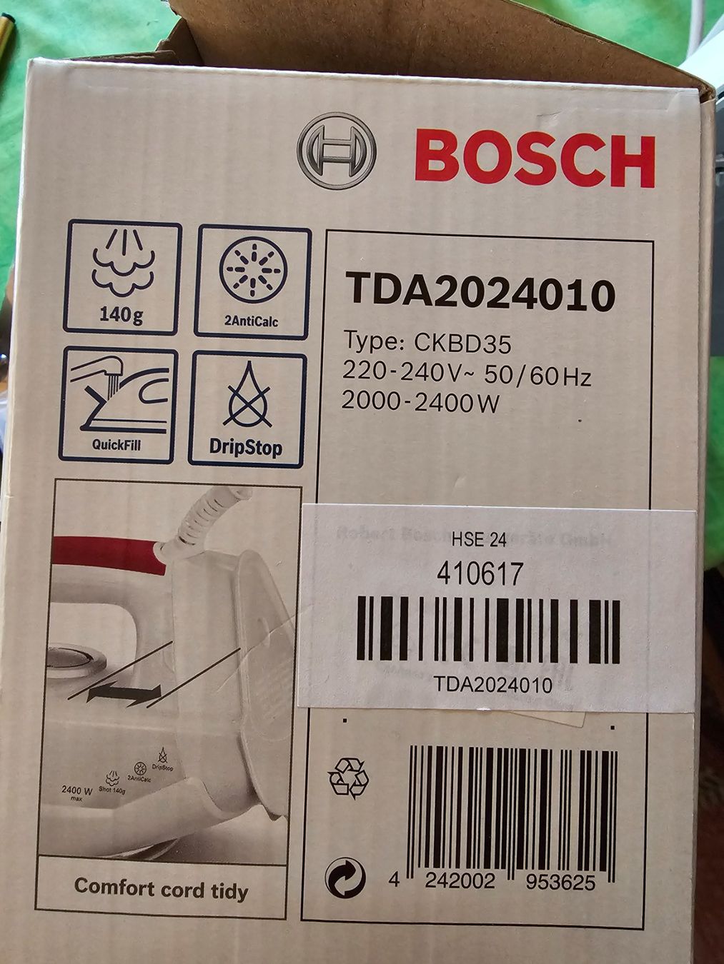 Bosch Ferri da stiro: Dampfbügeleisen von Bosch – Usato da Bigenthal venduto da Westerngirl 2