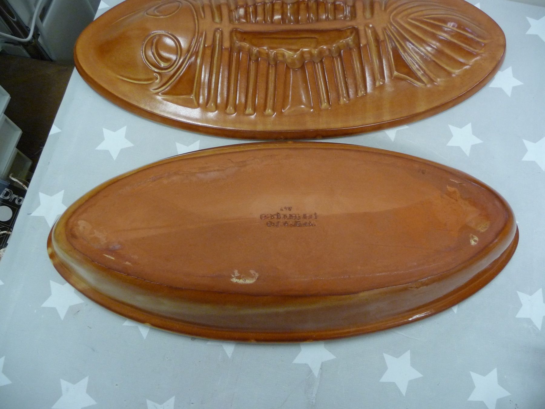 Servierplatten: Fischplatte Topf Keramik – Gebraucht aus Rafz von Powacaddy 4