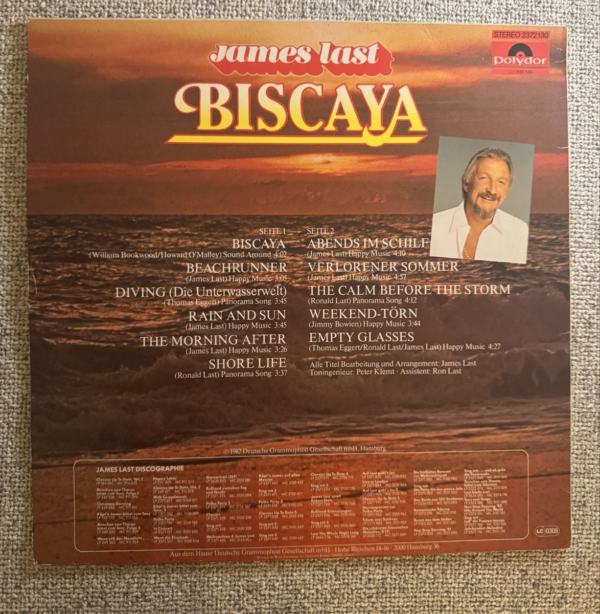 Schallplatten: James Last - Biscaya - LP- 1982 – Gebraucht aus Rorbas von BlackstarRecords 1