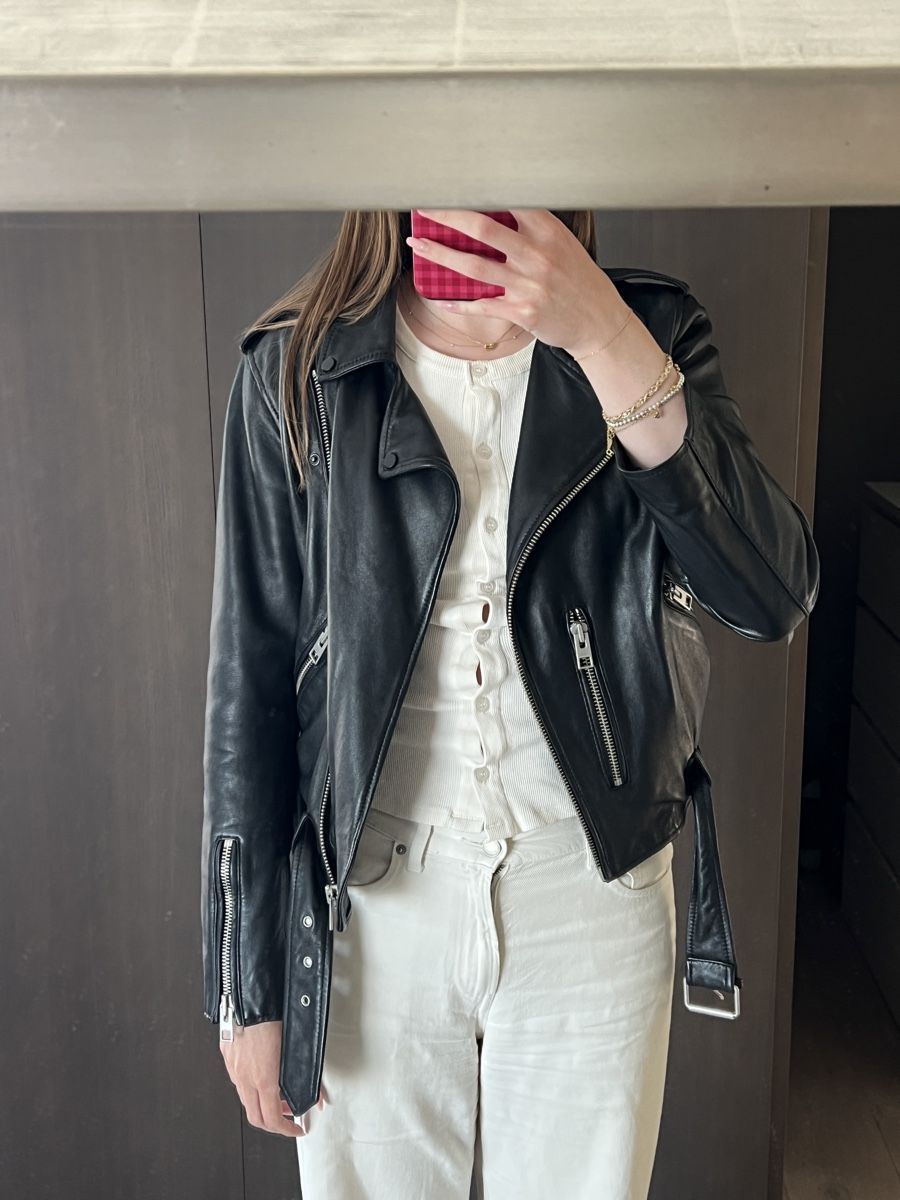 Allsaints Giacche: Allsaints Balfern Biker Lederjacke Schwarz – Usato da Kilchberg ZH venduto da ellie. 6