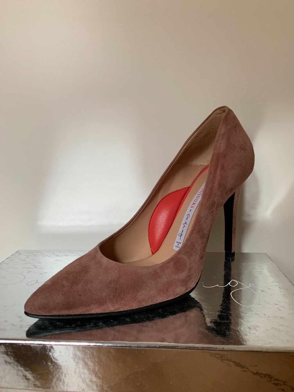 Damenschuhe: PAS DE ROUGE - Wildleder Pumps altrosa 40 – Gebraucht aus Zürich von Diazaio 1