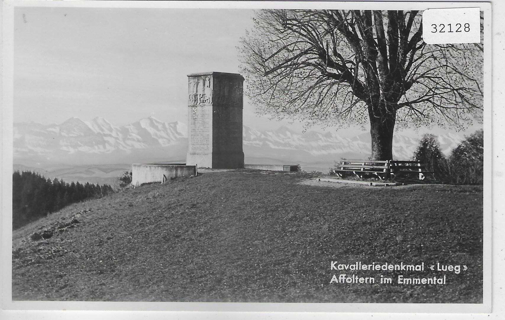 Cartoline postali: Kavalleriedenkmal "Lueg" Affoltern im – Usato da Ettingen venduto da Kartenplanet