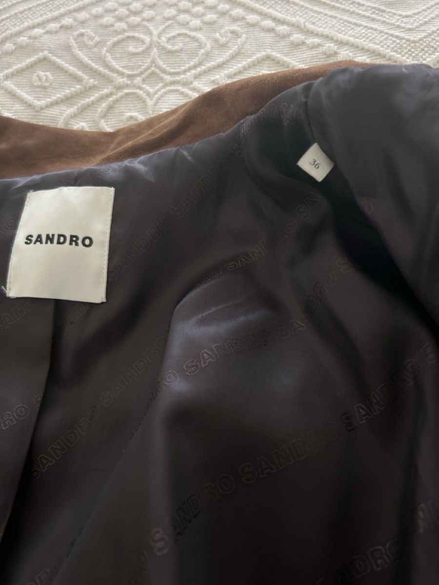 Giacche: Sandro Suede Jacket Brown Size 36 New Condition – Nuovo (secondo la descrizione) da Uitikon Waldegg venduto da any_6lcf 4