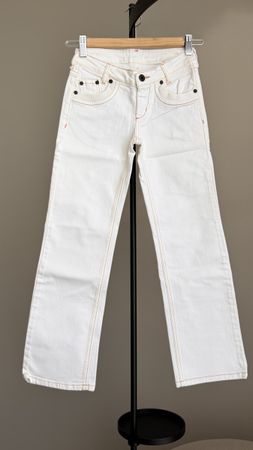 Kinder Jeans weiss Gr. 138/ 10 Jahre Neuwertig 