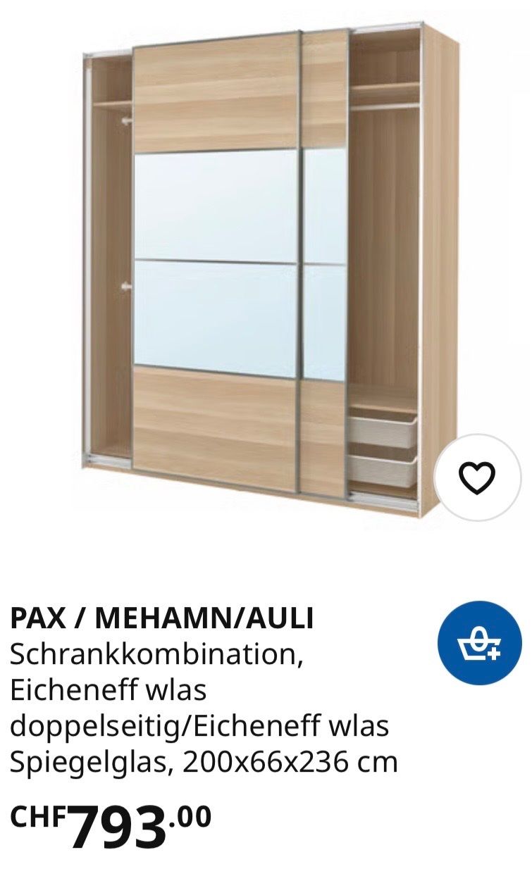 Ikea Porte: IKEA PAX Türen – Usato da Zürich venduto da sop_vqt5 1