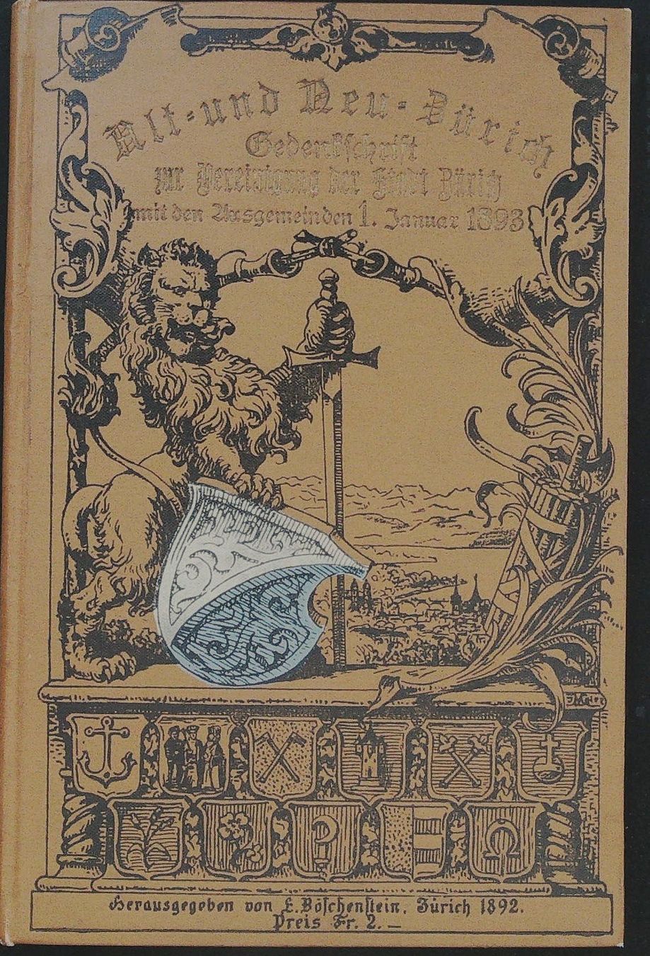 Libri: Zürich Alt und Neu 1892 – Usato da Rafz venduto da Helvet32