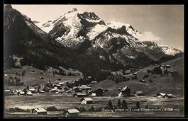 AK Gsteig, Ortsansicht mit Oldenhorn
