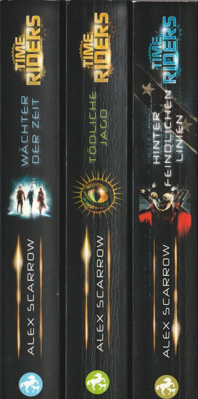 Libri: Alex Scarrow - Time Riders 3 Bände – Usato da Luzern venduto da Baumhuepfer01
