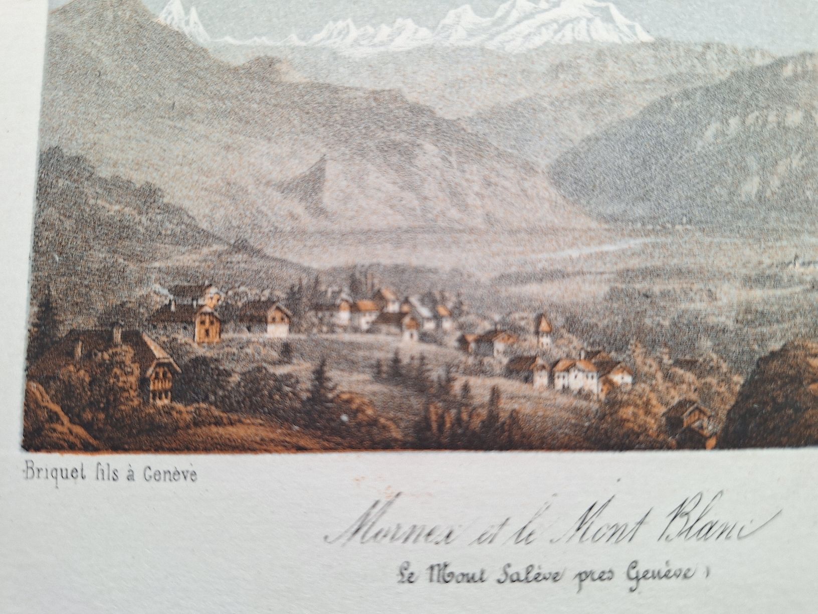 Incisioni: MORNEX ET LE MONT BLANC – Usato da Bevaix venduto da bohrap 2