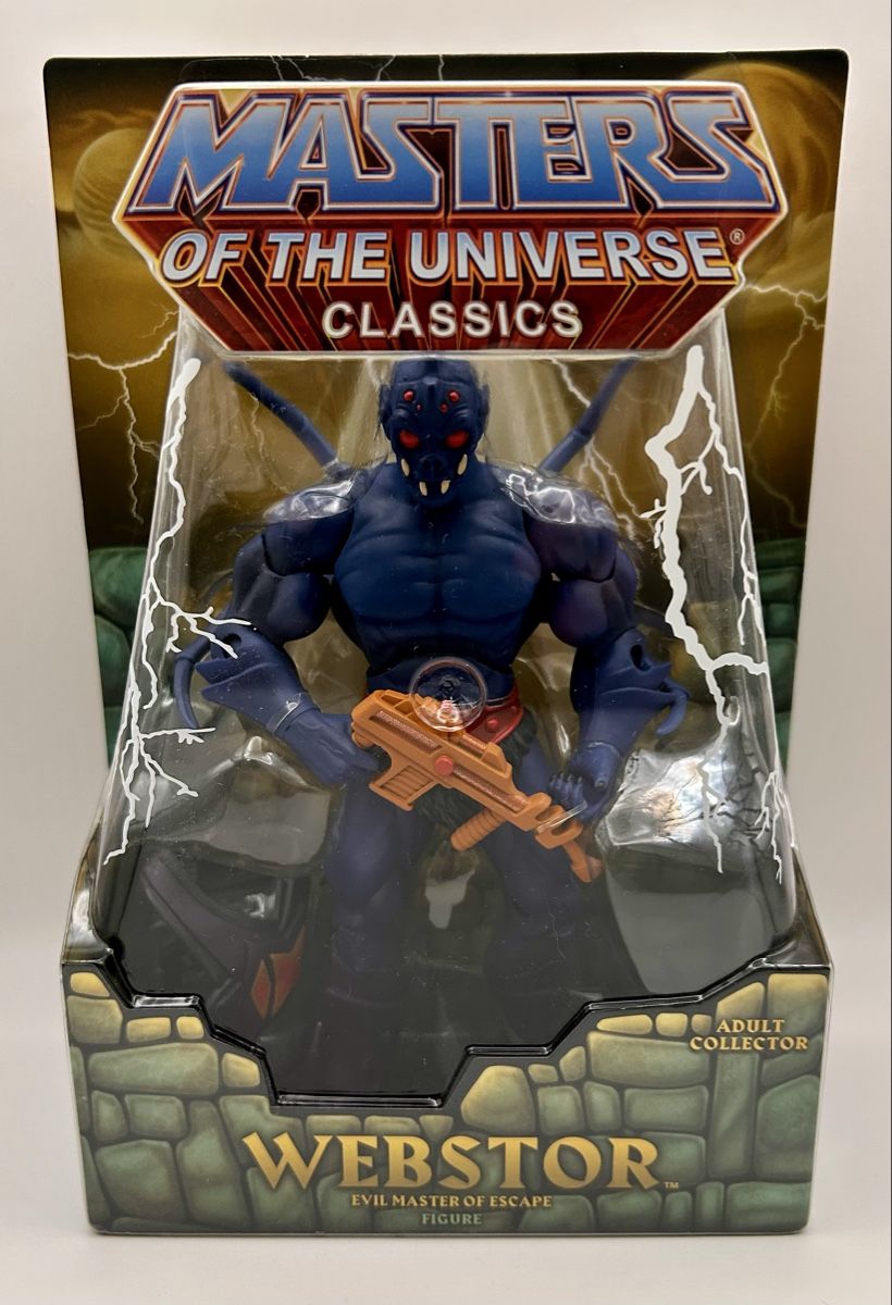 Masters of the Universe Figuren: MOTU Classics Webstor Figur (2009) – Neu und originalverpackt aus Oberhasli von Schneeschueh