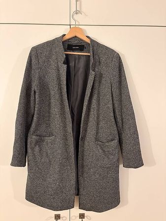 Grauer Mantel, Vero Moda, Grösse 38