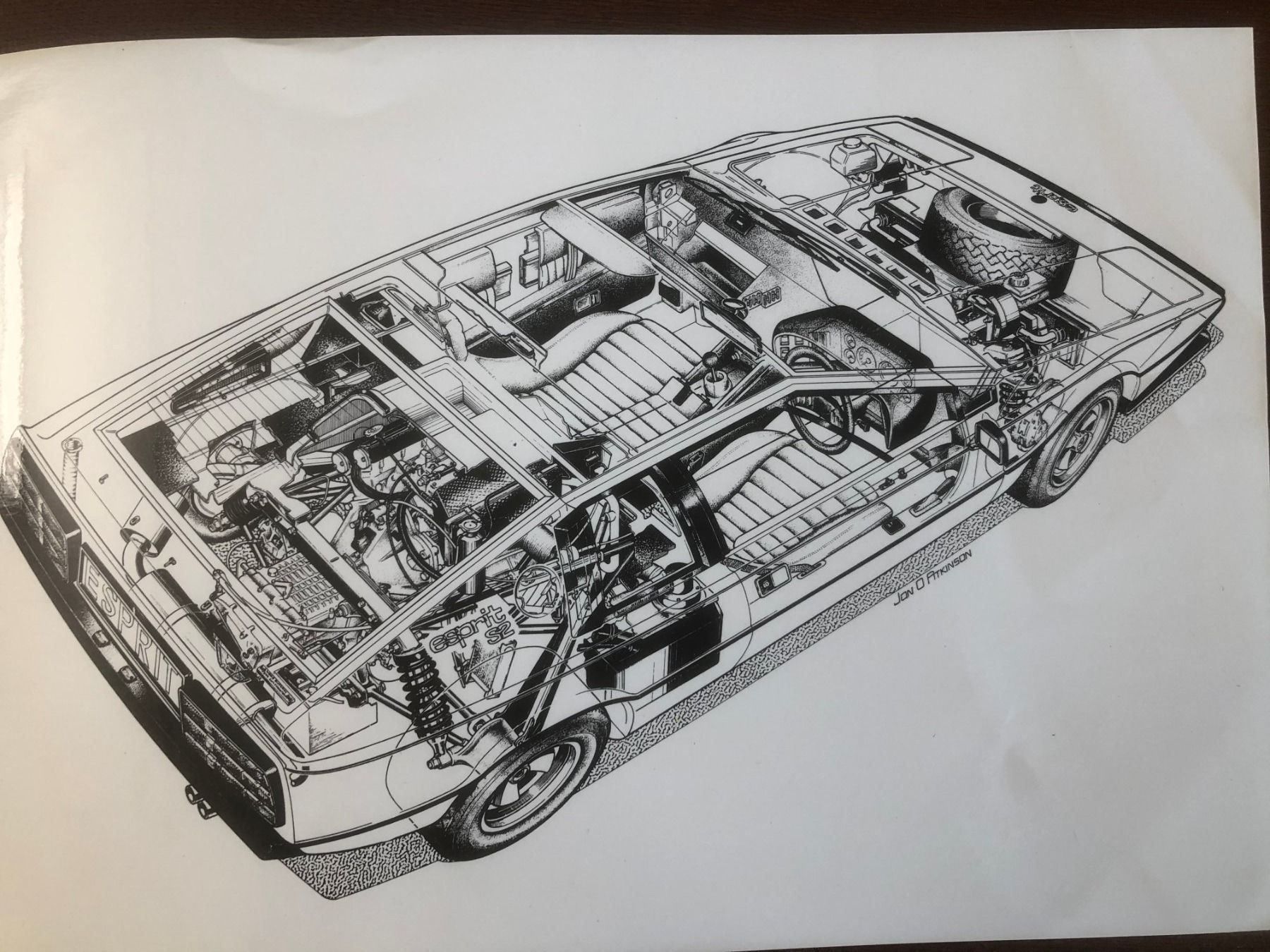 Lotus Documenti: Prospekt Lotus Esprit ca. 1979 – Usato da Safenwil venduto da efclassics 3
