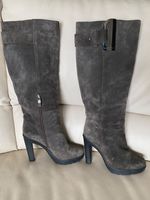 LOLA CRUZ Designer Hochschaftstiefel Wildleder NP Fr. 275.—