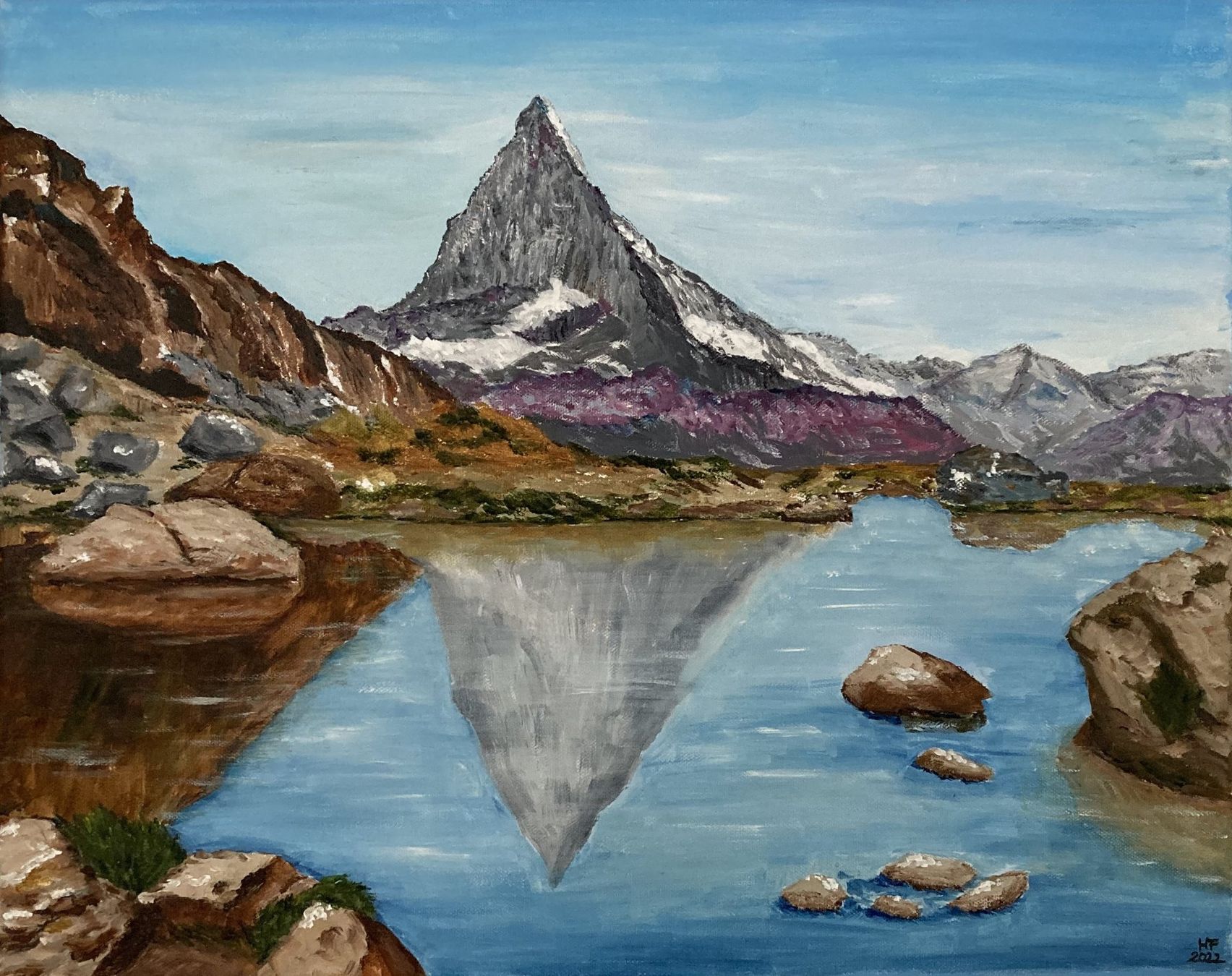 Dipinti: Berglandschaft - Ölbild – Usato da Cham venduto da Felha 1