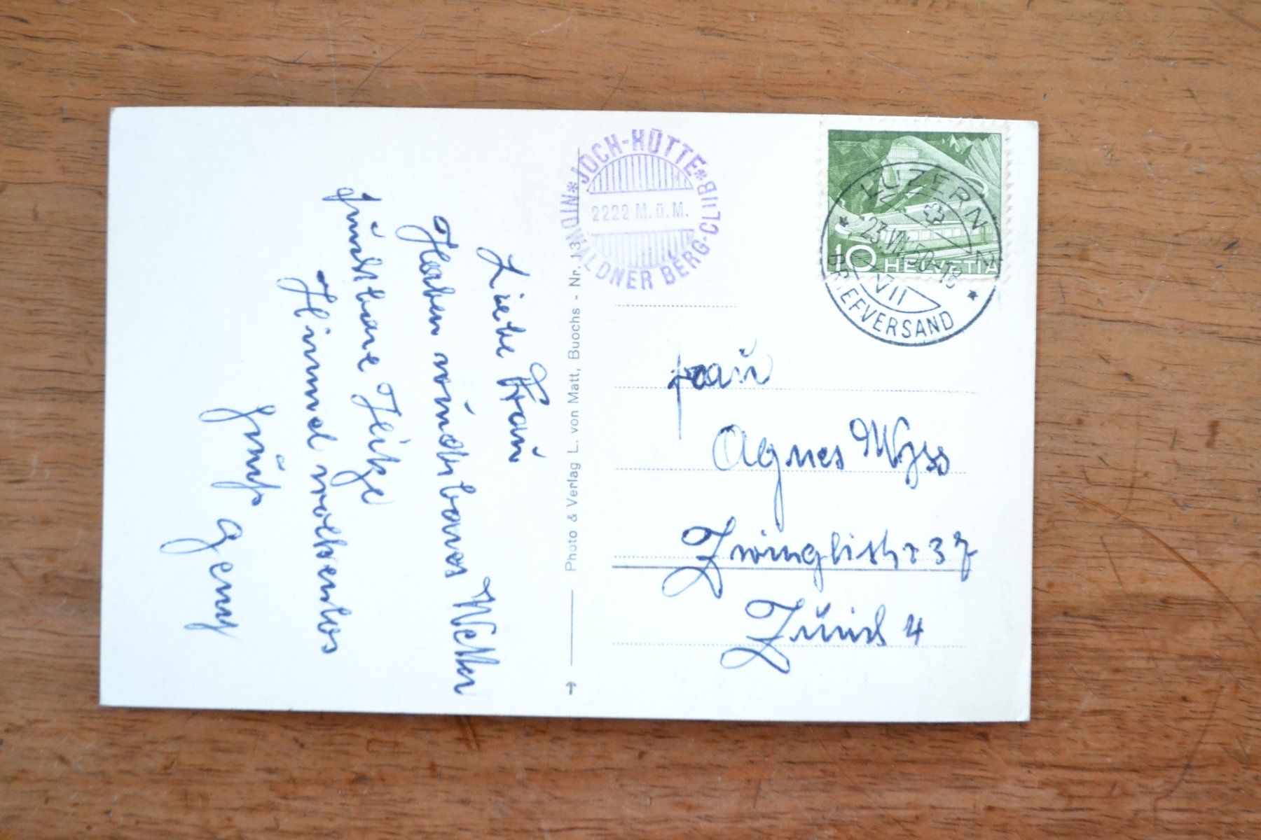 Cartoline postali: AK Schwebebahn Gerschnialp-Trübsee OW – Usato da Beinwil am See venduto da kajak55 1