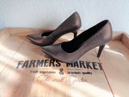 NEUE, elegante QUAZI Pumps bronze Gr. 36 - 211023