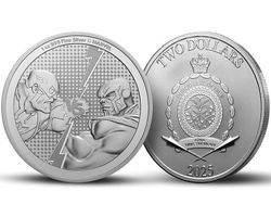 1 OZ Silbermünze Captain America vs Thanos