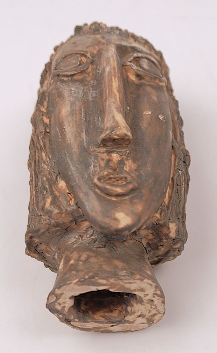 Skulpturen & Statuen: Handgemachte Tonskulptur eines Kopfes – Gebraucht aus Volketswil von brockipfannenstil 7